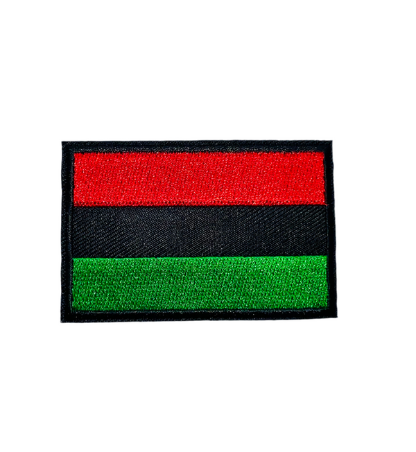 Pan African Flag Iron on Patch