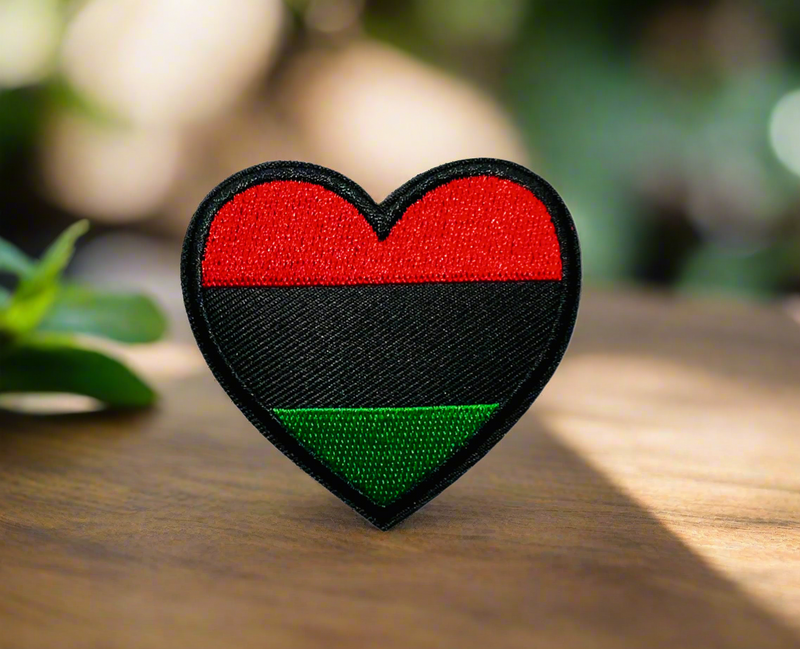 Pan African Love Iron on Patch