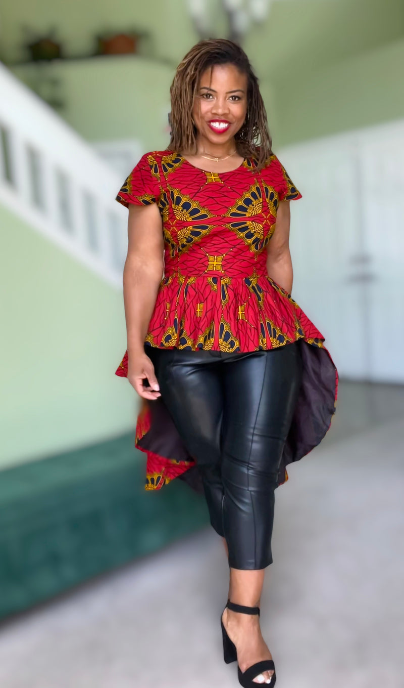 Adeola Peacock Blouse
