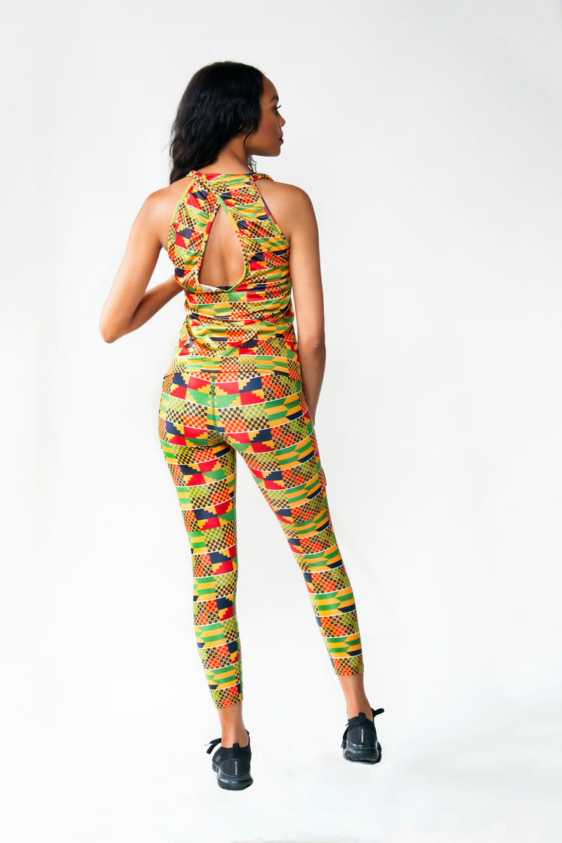 Kente Yoga Tank