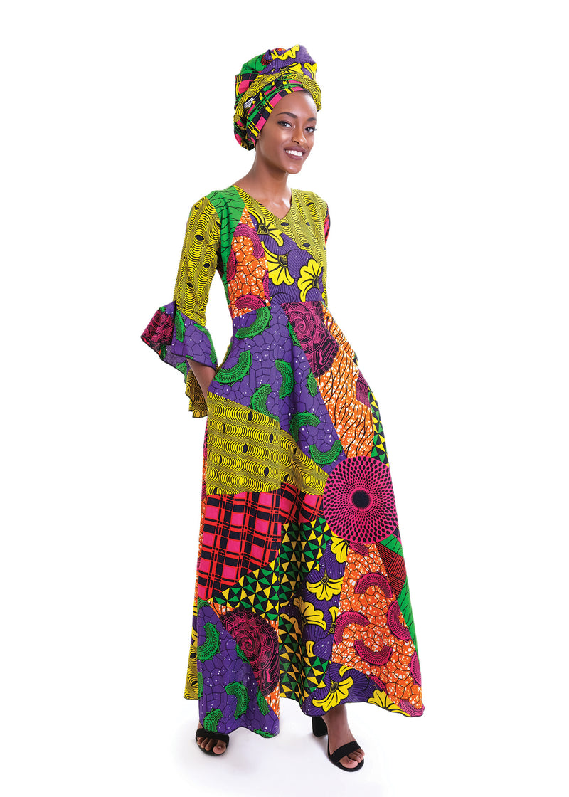 Sade Butterfly Sleeve Dress