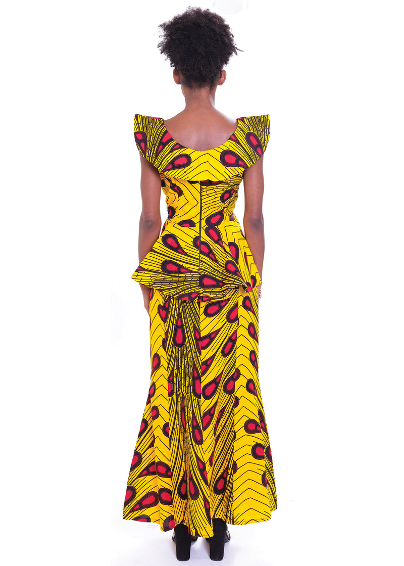 Adenike Skirt and Blouse