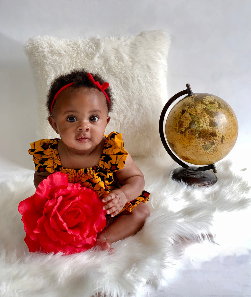 Irawo Baby Dress and Bloomers Set