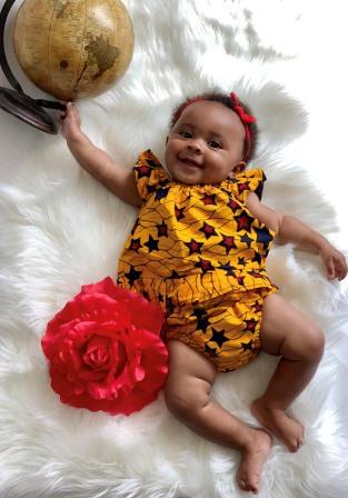 Irawo Baby Dress and Bloomers Set