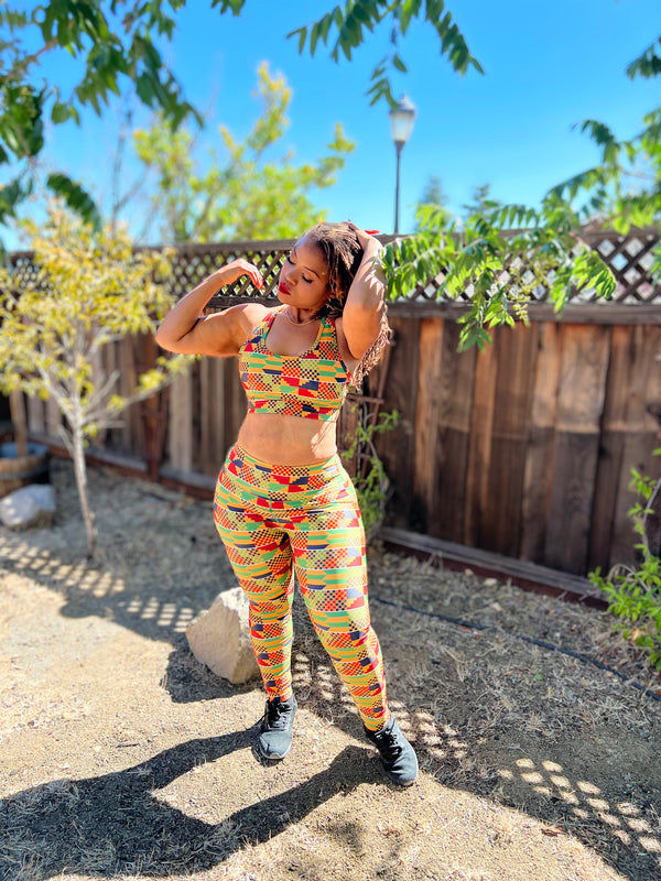 Kente Sports Bra