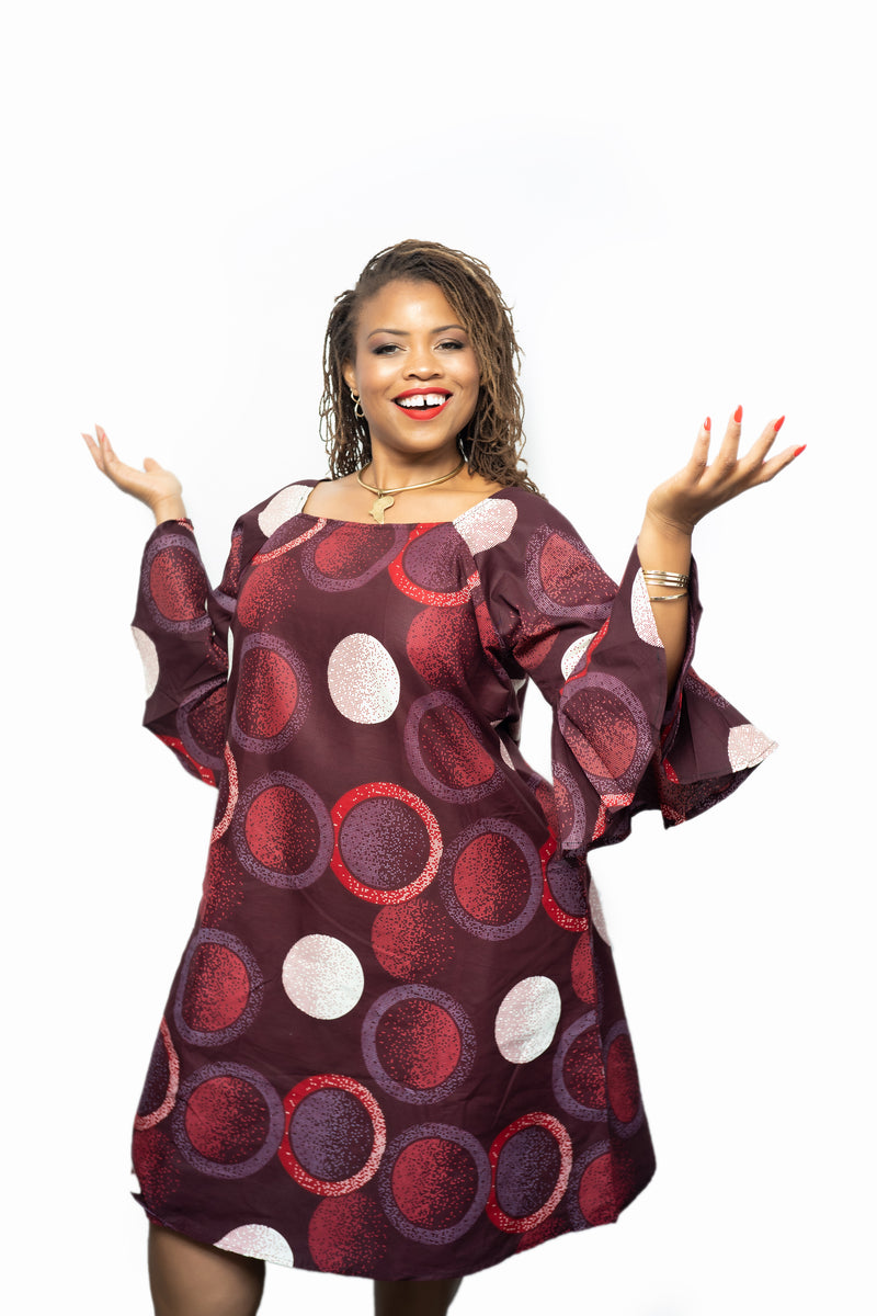 Satu Bell Sleeve Maternity Dress