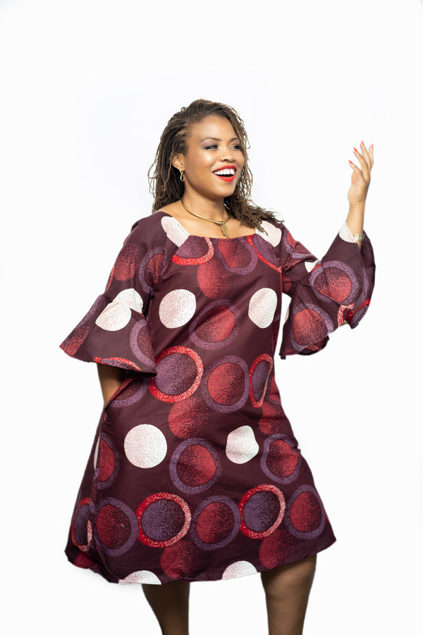 Satu Bell Sleeve Maternity Dress