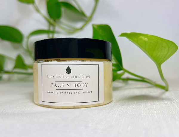 Face N' Body Organic Whipped Shea Butter, 4oz