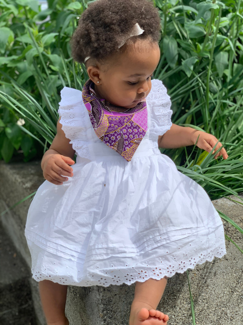 Purple Reign Bib and Burp Cloth